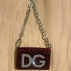 Dolce & Gabbana Velvet Girls Crystal DG” Bag.